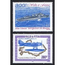 Wallis and Futuna First flight over Wallis - 'Savorgnan de Brazza' 2004 MNH