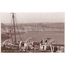 EC819 FOLKESTONE -NEW EAST CLIFF PROMENADE FROM HARBOUR . R/P POSTCARD