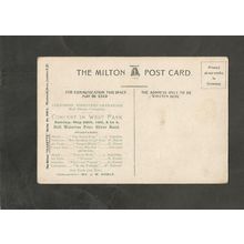 Postcard Yorkshire Concert Hull West Park 1911 Foresters Orphanage