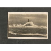 Postcard Cornwall Lands End Longships Lighthouse Hawke Helston 1930s