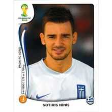 2014 Panini World Cup Soccer Stickers - #217 - Sotiris Ninis