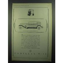 1931 Cadillac V-12 Car Ad!