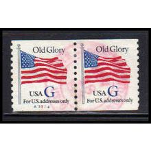 Used 2890 32c G Old Glory Very Fine CNP Left A3324 PA1574