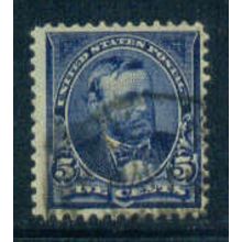 Used 281 5c Ulysses S. Grant Barely Clears M04853