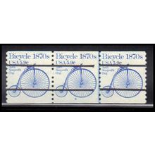 1901a 5.9c Bicycle Very Fine MNH Dry Gum PNC 6/3 Line Gap PA2330