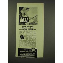 1949 Alcoa Albron Pigments Aluminum Paint Ad