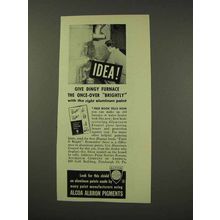 1949 Alcoa Albron Pigments Aluminum Paint Ad - Idea!