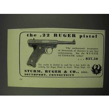 1950 Ruger Ad - .22 Pistol