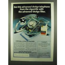 1974 Doral Cigarettes Ad - Advanced Design Telephone