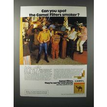 1974 Camel Cigarette Ad - Can You Spot The Smoker?