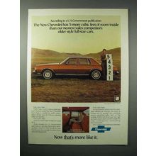 1977 Chevrolet Caprice Classic Sedan Car Ad - More Room