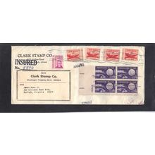 Cover Multiple Stamps/9 CV01444