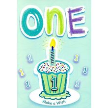 Age One Make A Wish - Birthday Greeting Card - 01001-2