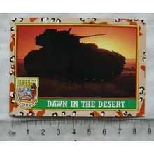 1991 Topps Desert Storm No. 83 Dawn in the Desert