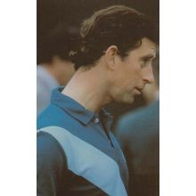 Prince Charles Serious Mood Windsor Smiths Lawn 1982 Royal Postcard