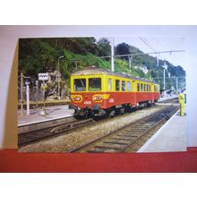 ELECTRIC TRAIN, BERTRIX,, BELGIUM, 1997 photograph.. railway 10 x 15 cms. #