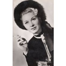 Josette Day Carlet Aine Studio Paris Rare French Actress Old Photo Postcard