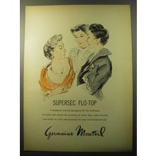 1960 Germaine Monteil Supersec Flo-Top Deodorant Advertisement