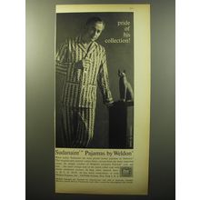 1960 Weldon Sudanaire Pajamas Ad - Pride of his collection!