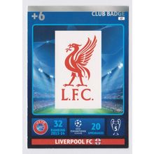 Panini Adrenalyn XL Champions League Cards 2014-15 #17 Club Badge (Liverpool FC)