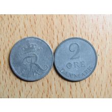Denmark 1968 2 Ore Coin