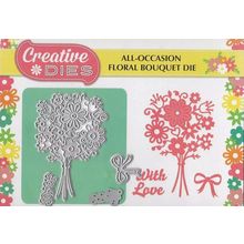 Creative Dies. Floral Bouquet Die Set. Die Cutting Cardmaking Scrapbooking