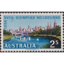 Australia 1956 2/ Olympic Games with Retouch Under th of XVIth