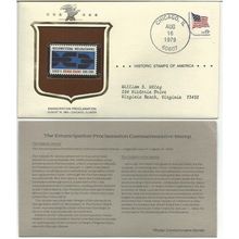 HISTORIC STAMPS OF AMERICA ' EMANCIPATION PROCLAMATION ' (1979)