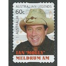 AUS 2013 60c (S/A) 'AUSTRALIAN LEGENDS-IAN MOLLY MELDRUM' FINE USED (EBID36-181)