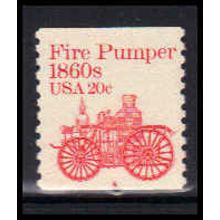 1908 20c Fire Pumper Fine MNH Dry Gum CNS 4 PA5710