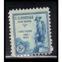 734 5c General Kosciuzko Average MNH O4070