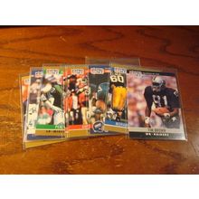1990 Pro Set, 9-Cards, Stars/Rc's/HOFers, TIM BROWN HOF/WARE, ++