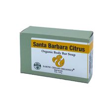 Organic Body Bar Soap, Santa Barbara Citrus 3 pack[ 4 oz x 3 ]