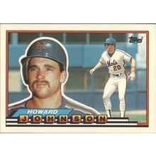 HOWARD JOHNSON NEW YORK METS #208 - TOPPS BIG 1989