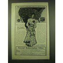 1902 The Youth's Companion Ad - The Youth's Companion Map of circulation
