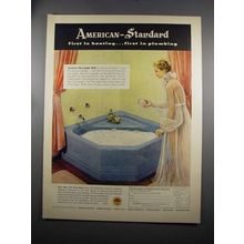 1951 American-Standard Neo-Angle Bath Ad