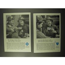 1957 Blue Shield Blue Cross Insurance Ad - No Red Tape