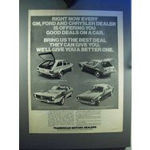 1972 AMC Javelin, Hornet, Sportabout, Gremlin Car Ad