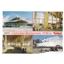 GLETSCHER-RESTAURANT, TIROL, AUSTRIA unused postcard multiview =