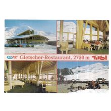 GLETSCHER-RESTAURANT, TIROL, AUSTRIA unused postcard multiview