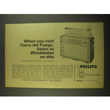 1967 Philips FM/AM De Luxe Radio Ad - When you visit Tierra del Fuego, listen