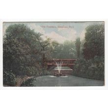The Fountain Battersea Park London Postcard