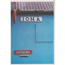Iona Argyll & Bute 1980s Letterbox Royal Mail Post Box Postcard