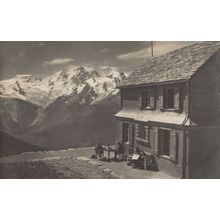 Mischabelkette Saas-Fe Switzerland Old Postcard