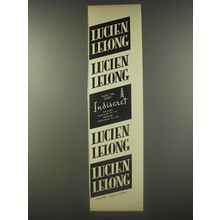 1956 Lucien Lelong Indiscret Perfume Advertisement