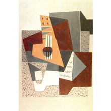 Pablo Picasso Still Life With A Guitar Painting Postcard