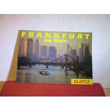 FRANKFURT AM MAIN, GERMANY used QSL card dated 1991 =