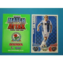 59. Michel Salgado - Blackburn Rovers - Match Attax 2010/11 Football Card EF1