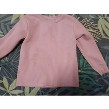 girls size 6 mauve fleecy jumper couple marks