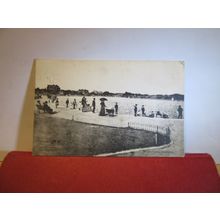 CANOE LAKE, SOUTHSEA, HAMPSHIRE used antique postcard 1907 pm =